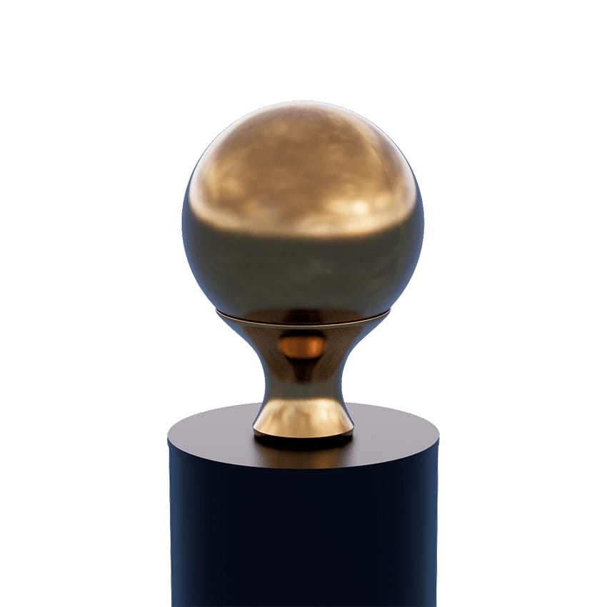 BRASS BALL CAP